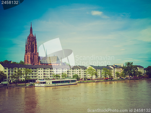 Image of Retro look Frankfurt Germany