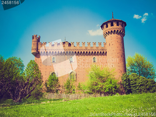 Image of Retro look Medieval Castle Turin