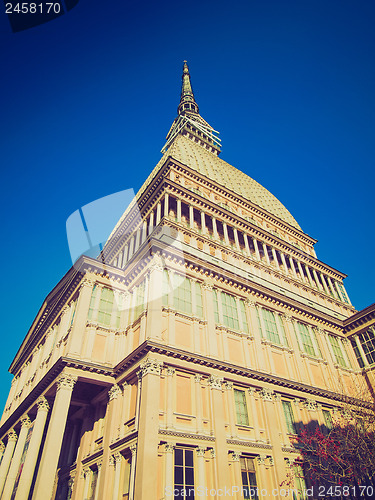 Image of Retro look Mole Antonelliana, Turin