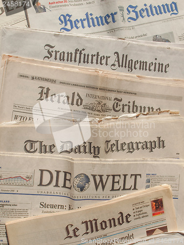 Image of International newspaper