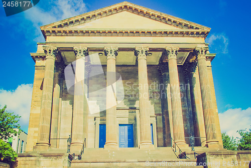 Image of Retro looking Wellington church, Glasgow