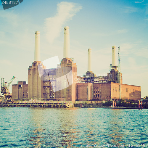 Image of Vintage look Battersea Powerstation London