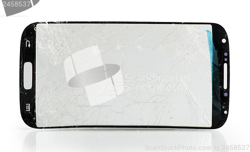 Image of Broken phone glass