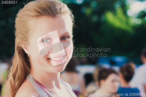 Image of Beautiful Smiling Girl