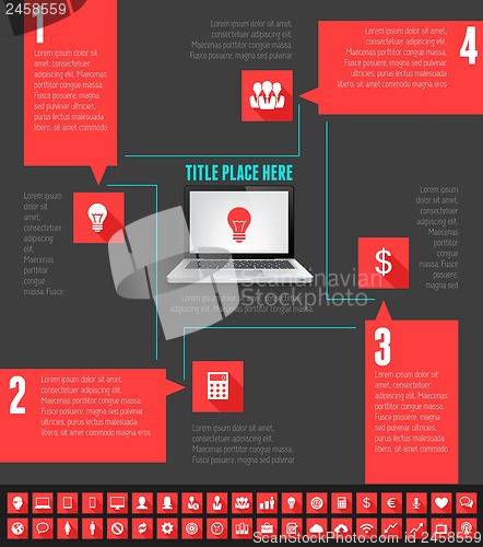 Image of IT Industry Infographic Elements