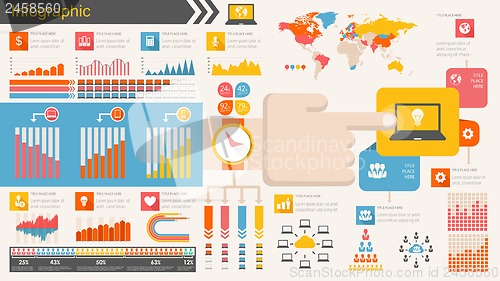 Image of IT Industry Infographic Elements