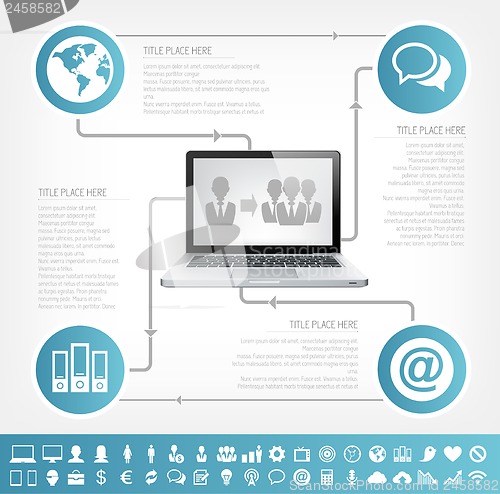 Image of IT Industry Infographic Elements