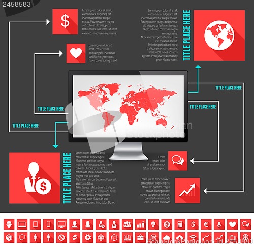 Image of IT Industry Infographic Elements