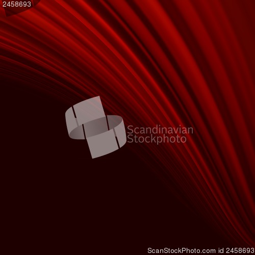 Image of Red smooth twist light lines. EPS 10