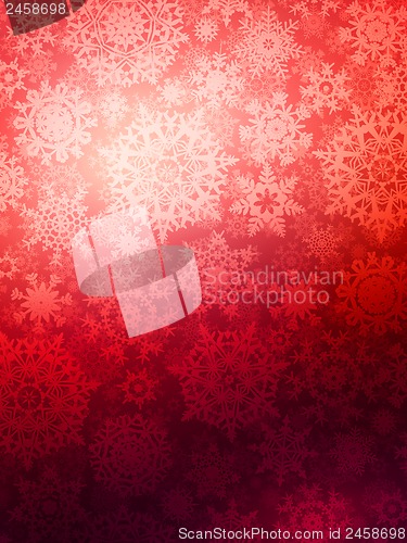 Image of Christmas background with snowflakes. EPS 10