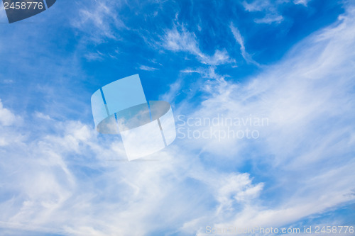 Image of Blue Sky With Clouds