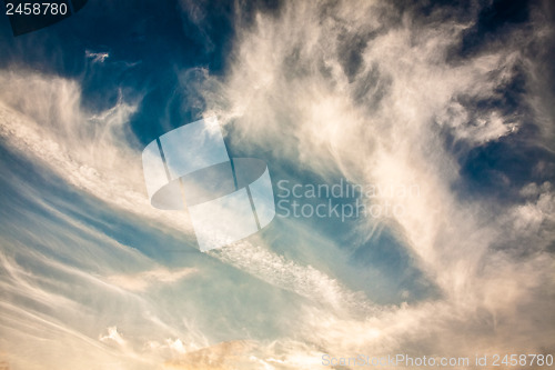 Image of Blue Sky With Clouds