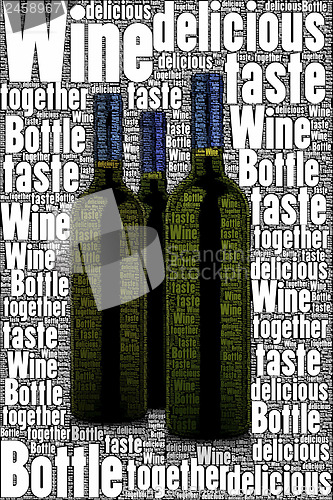 Image of Wine text cloud