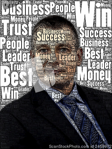 Image of Business Man text cloud