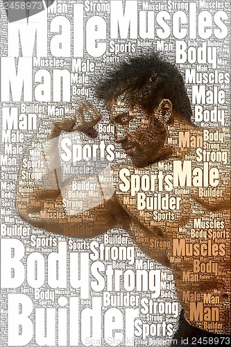 Image of word picture body builder