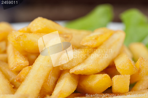 Image of Golden potatoes fries