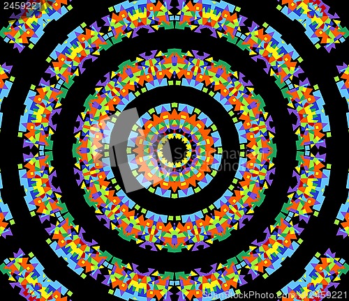 Image of Bright geometric pattern