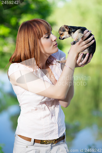 Image of Young red-haired woman