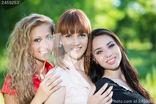 Image of Three cheerful women