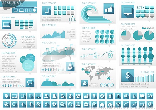 Image of IT Industry Infographic Elements