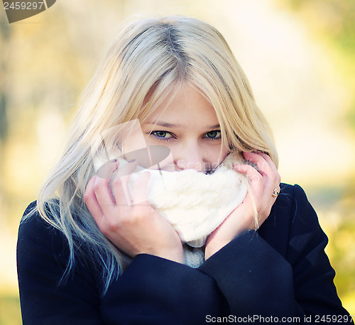 Image of autumn portrait