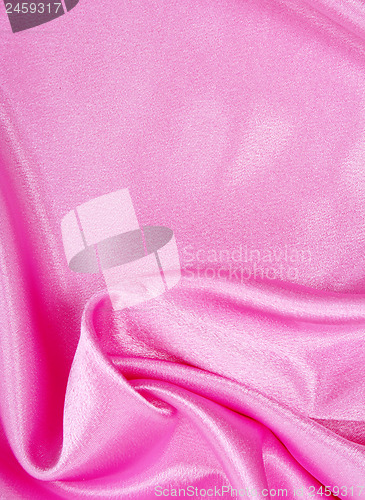 Image of Smooth elegant pink silk as background 