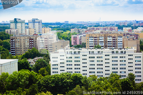 Image of City Quarter With Green Parks