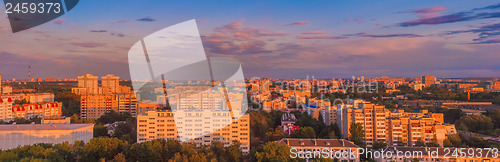 Image of City Quarter With Green Parks