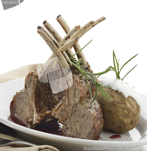 Image of Racks Of Roasted Lamb Ribs