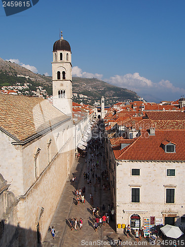 Image of Dubrovnik, august 2013, Croatia, Stradun