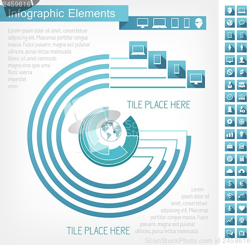 Image of IT Industry Infographic Elements