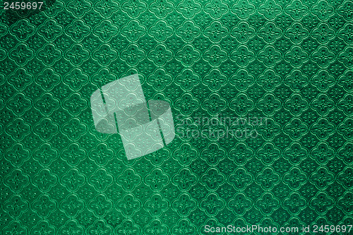 Image of Green Tiled Glass
