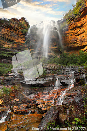 Image of Waterfall, Lower Wentworth Falls, Blue Mountains Australia