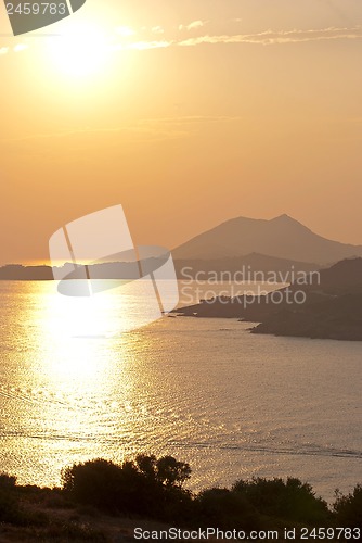 Image of Sunset on the attic.