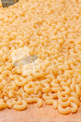 Image of Italian Pasta. Texture Of The Yellow Pasta.