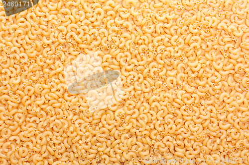 Image of Italian Pasta. Texture Of The Yellow Pasta.