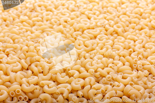 Image of Italian Pasta. Texture Of The Yellow Pasta.