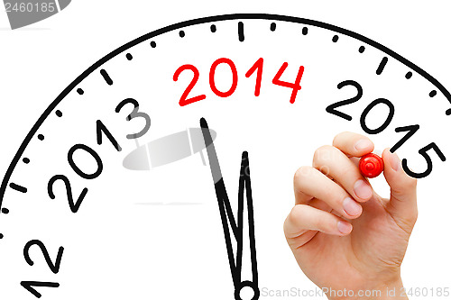 Image of New Year 2014 Concept