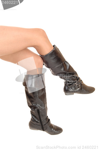 Image of Legs in boots.