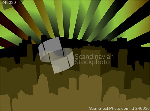 Image of city scape shady