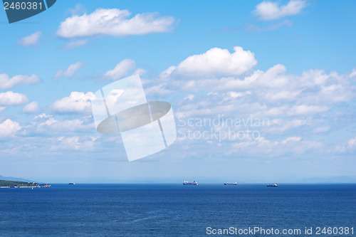 Image of Sea view of the Gulf of Peter the Great.