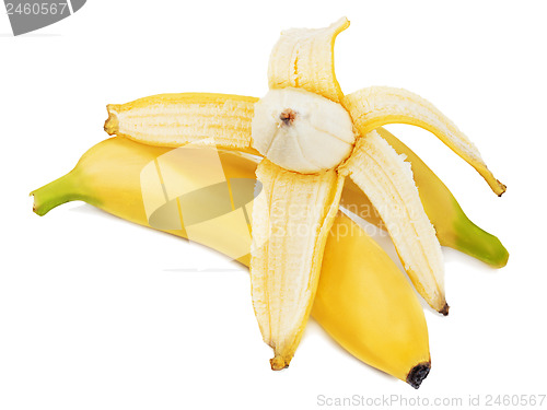 Image of Bananas isolated on white background.