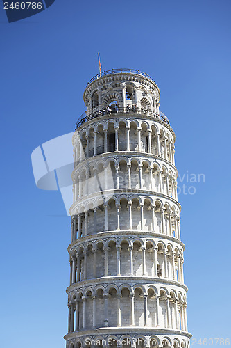 Image of Pisa Tower and boue sky