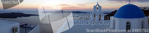 Image of Santorini church (Firostefani),Santo rini, Greece 