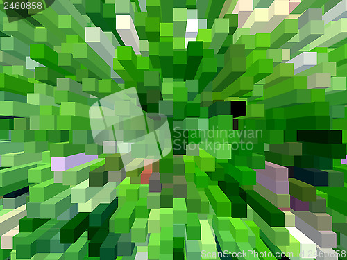 Image of green abstract background