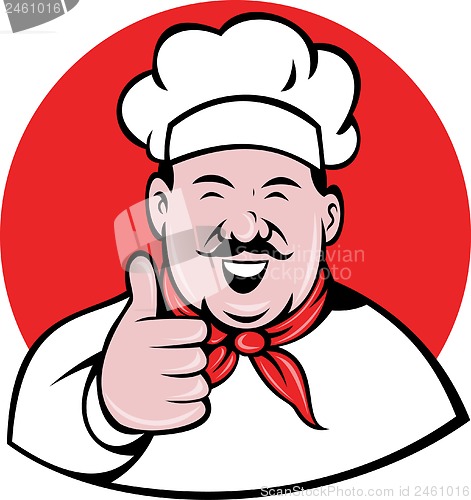 Image of chef cook baker thumbs up