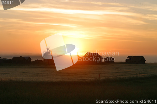 Image of rural sunrise