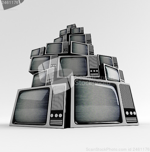 Image of Retro TV with static.