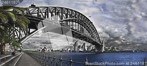 Image of Sydney Harbour Bridge and Opera House.