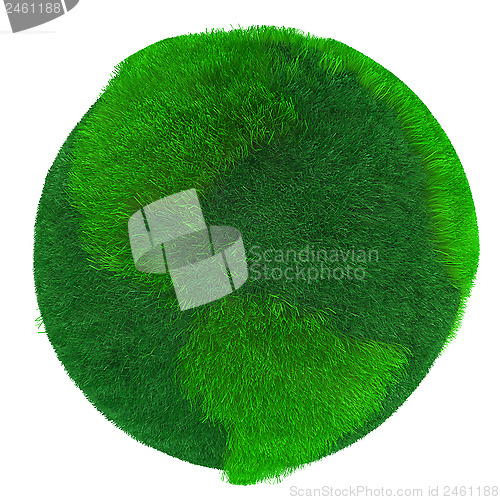 Image of Green Earth, covered with grass